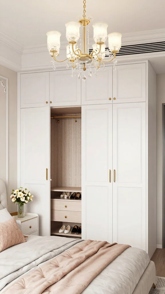 10 Built-In Wardrobe Ideas for Bedrooms That Look Custom - 3. Chic and Functional 1