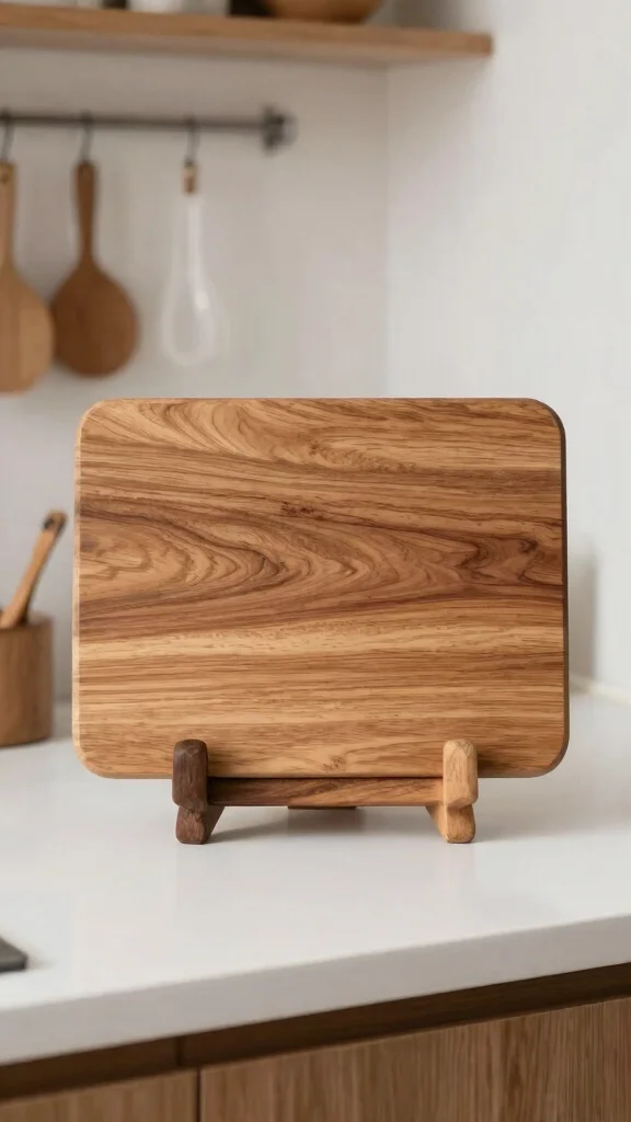 10 Kitchen Countertop Decor Ideas That Keep Things Tidy and Stylish - 6. Minimalist Cutting Boards as Art 1