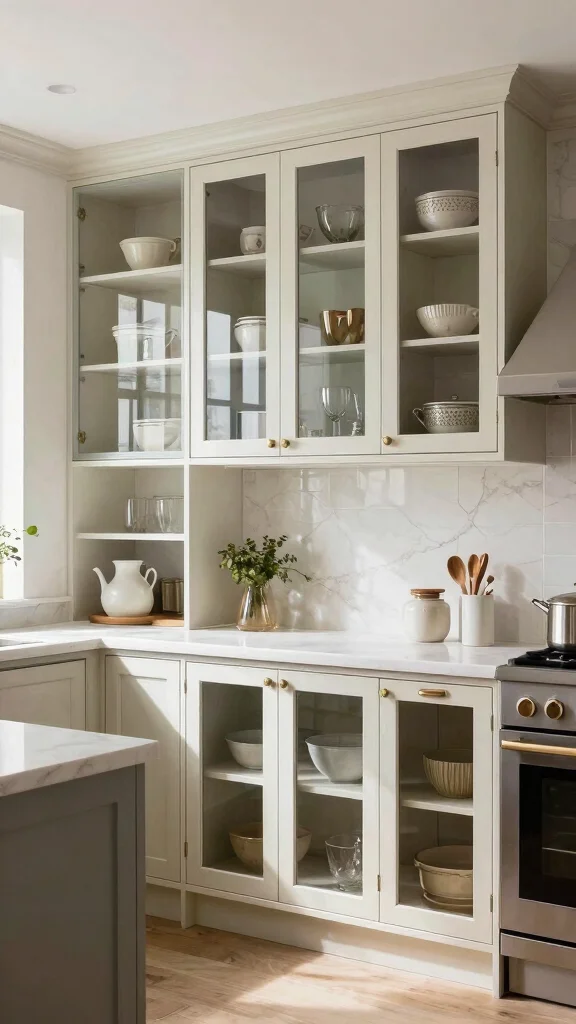 10 Kitchen Glass Cabinet Ideas for an Open, Elegant Feel - Conclusion 1