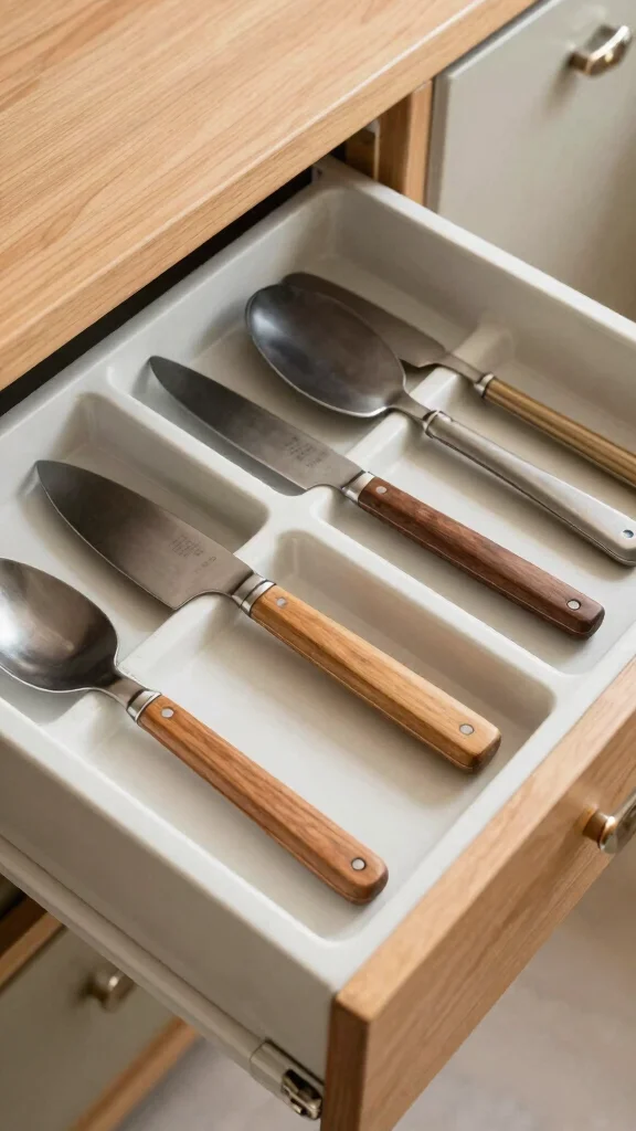 10 Kitchen Knife Organizer Ideas That Keep Your Counter Clear - 6. Knife Drawer Inserts 1
