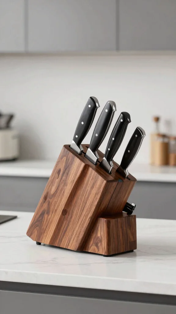 10 Kitchen Knife Organizer Ideas That Keep Your Counter Clear - 7. Magnetic Knife Blocks 1