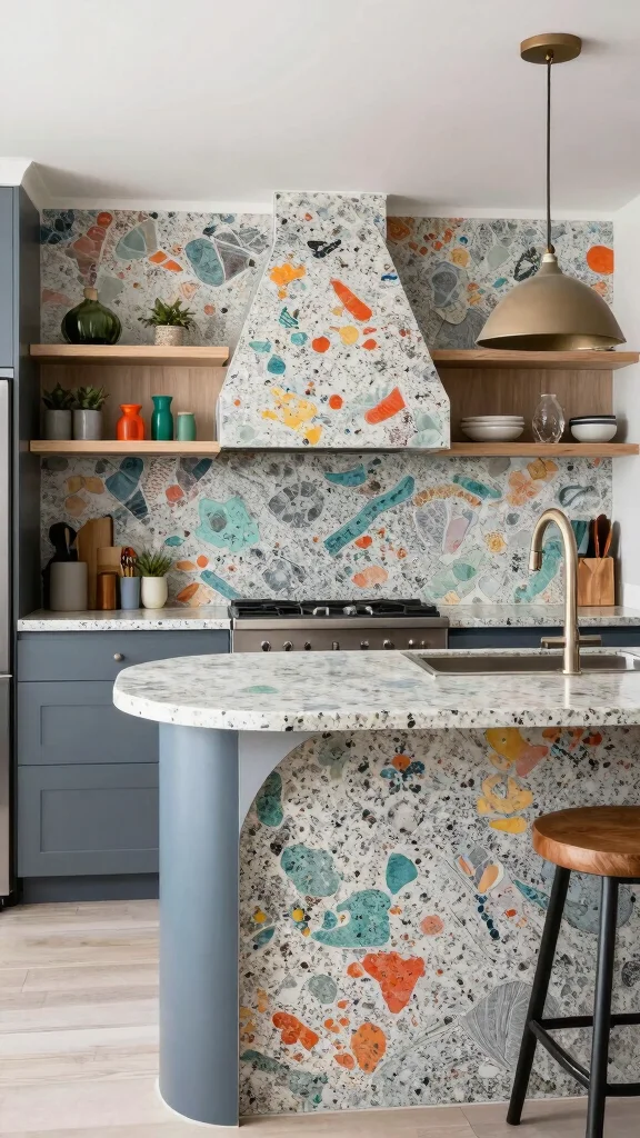 10 Kitchen Quartz Backsplash Ideas for a Seamless, Clean Look - 10. Customizable Quartz for Unique Designs 1