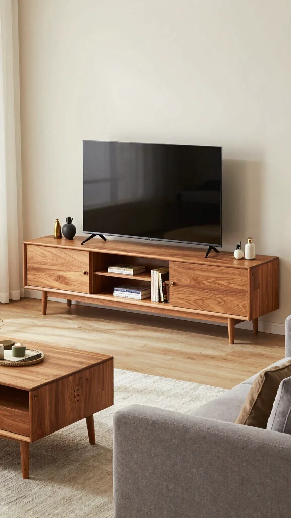 10 Living Room TV Stand Ideas That Keep Things Tidy and Stylish - 4. Multi-Functional Furniture 1