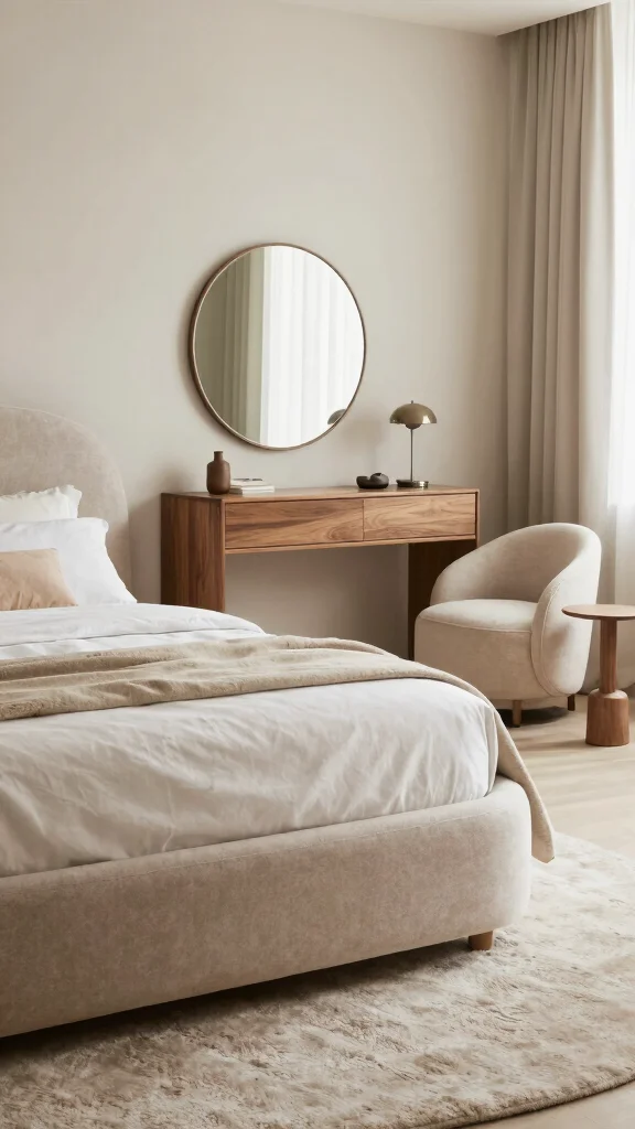 10 Quiet Luxury Bedroom Ideas for an Elevated, Calm Retreat - 10. Incorporate Soft Curves 1