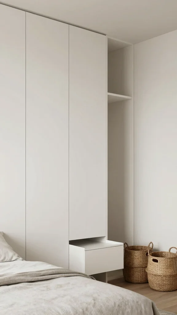 10 Quiet Luxury Bedroom Ideas for an Elevated, Calm Retreat - 5. Minimalist Storage Solutions 1