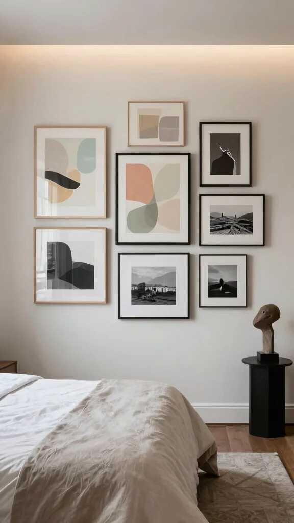 10 Quiet Luxury Bedroom Ideas for an Elevated, Calm Retreat - 7. Artful Accents 1