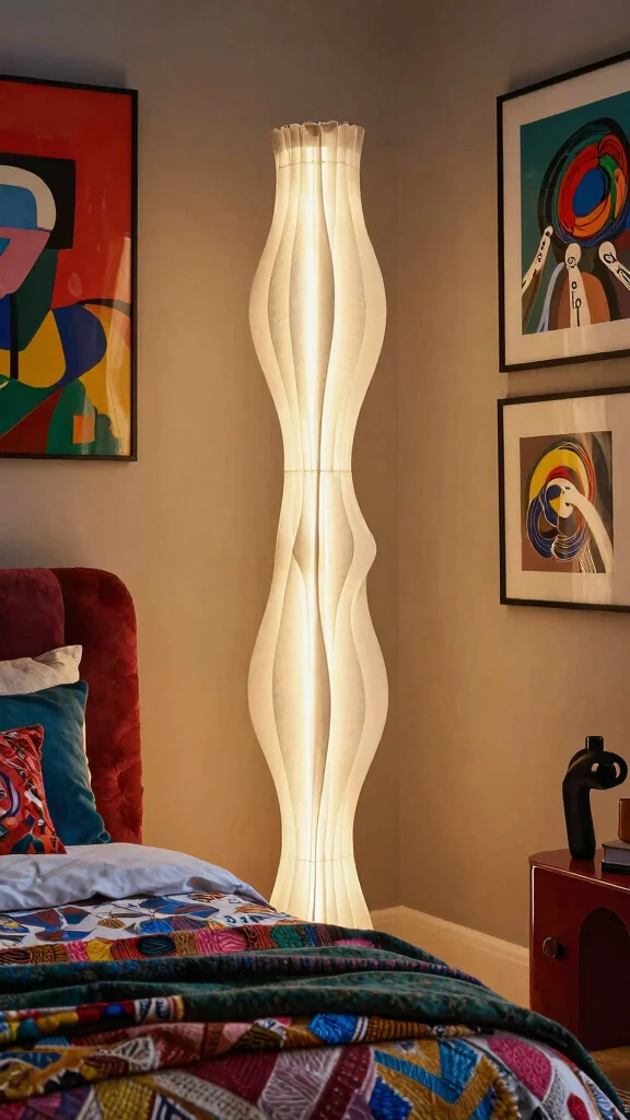 11 Bedroom Ceiling Lighting Ideas That Replace Boring Fixtures - 8. Quirky Sculptural Fixtures 1