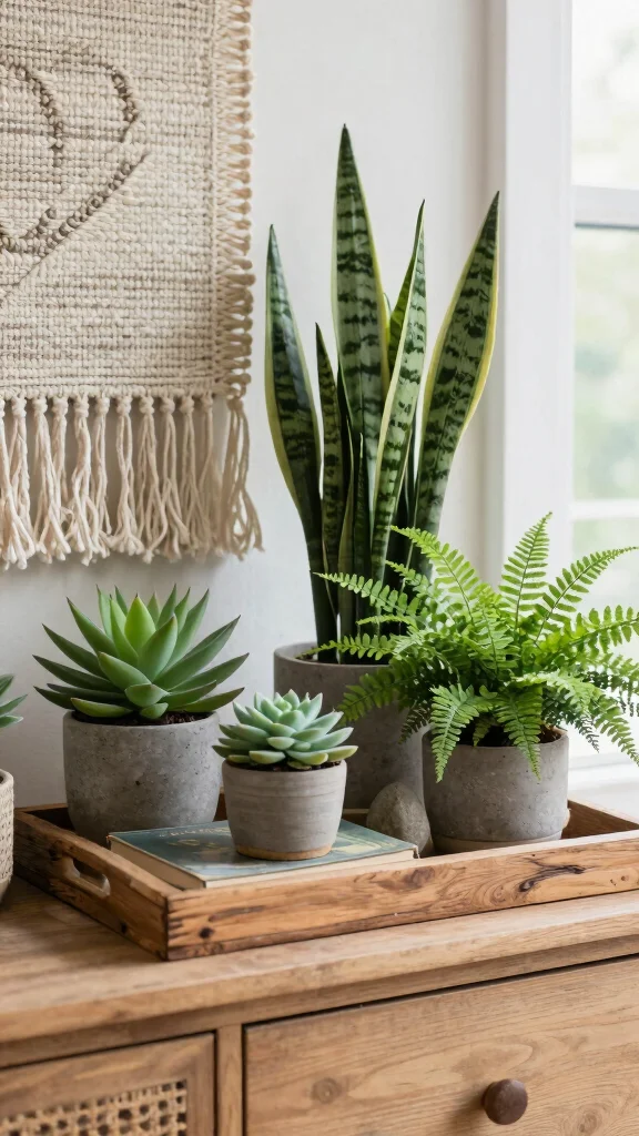 11 Bedroom Dresser Decor Ideas That Look Curated and Intentional - 1. Natural Elements with Greenery 1