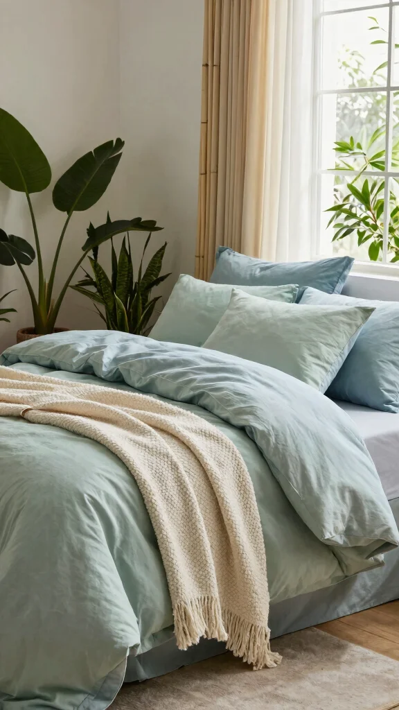 11 Bedroom Furniture Design Ideas for a More Cohesive Space - 2. Choose Eco-Conscious Fabrics 1