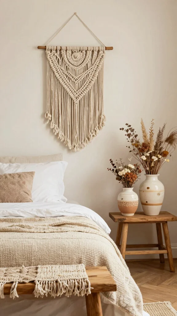 11 Bedroom Furniture Design Ideas for a More Cohesive Space - 6. Incorporate Handmade Elements 1