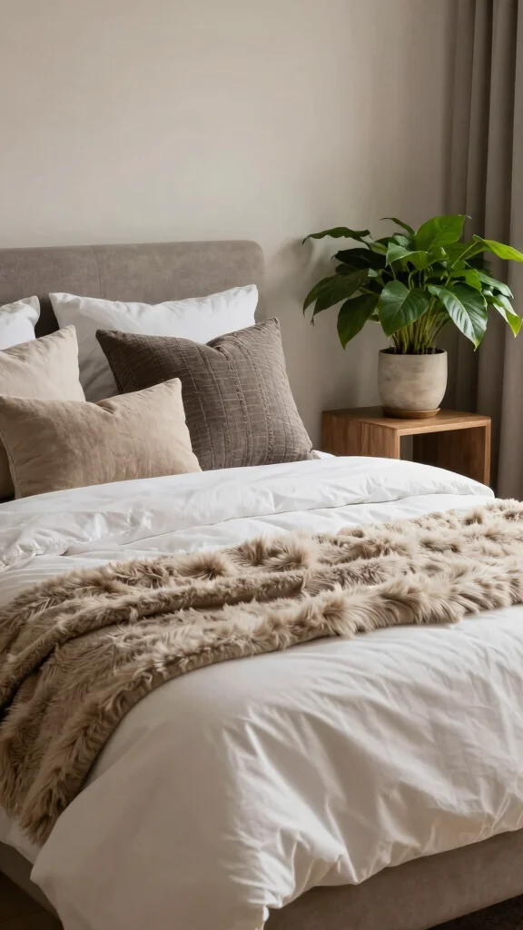 11 Bedroom Furniture Design Ideas for a More Cohesive Space - 7. Layer Textures for Depth 1