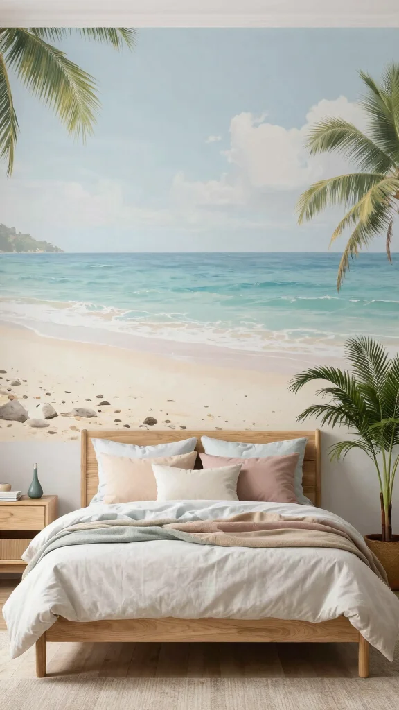 11 Bedroom Wallpaper Ideas That Transform a Plain Room - 3. Mural Magic 1