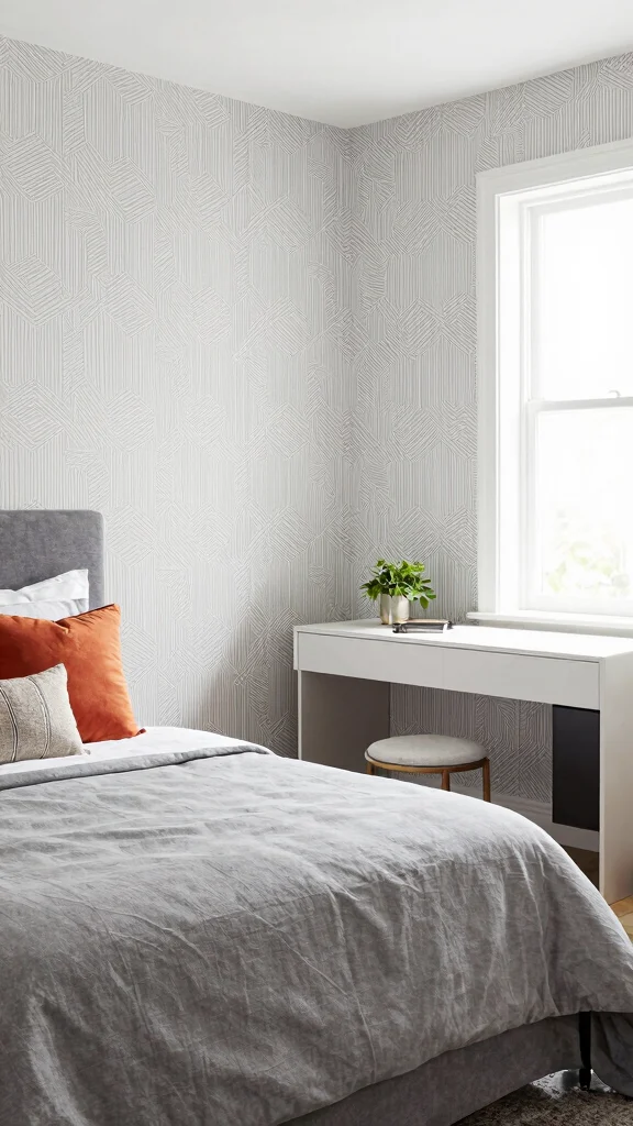 11 Bedroom Wallpaper Ideas That Transform a Plain Room - 4. Striking Geometrics 1