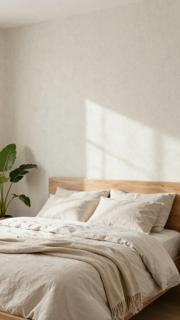 11 Bedroom Wallpaper Ideas That Transform a Plain Room - 6. Soft Neutrals 1