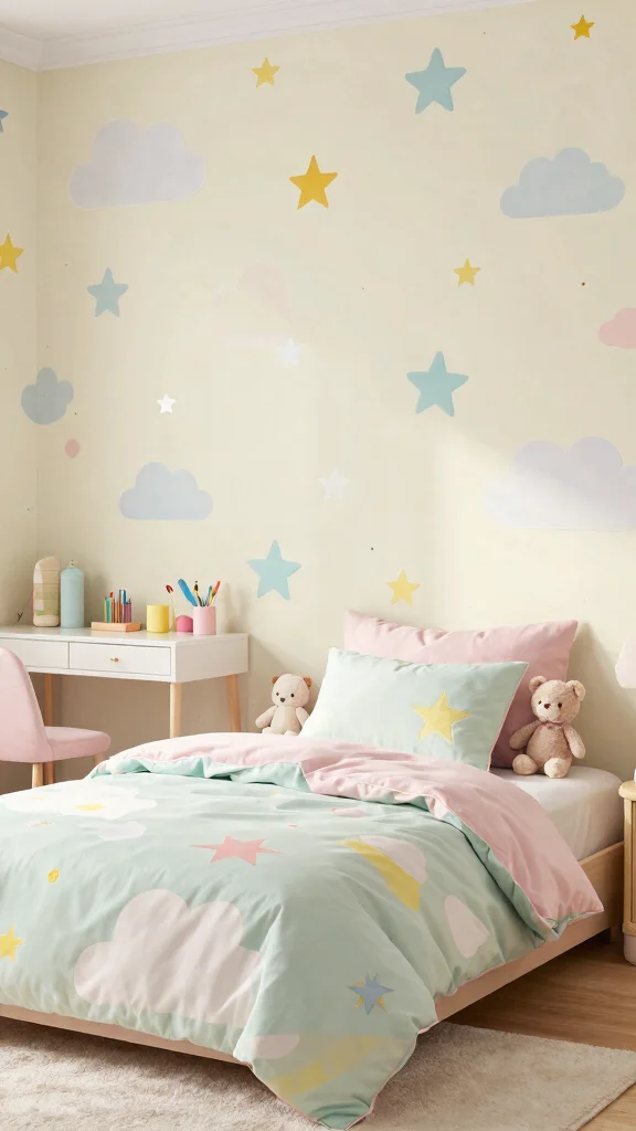 11 Bedroom Wallpaper Ideas That Transform a Plain Room - 7. Whimsical Patterns 1