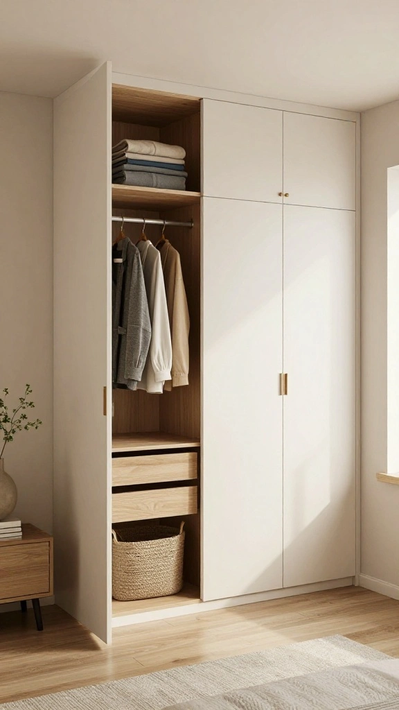 11 Bedroom Wardrobe Ideas for an Organized and Stylish Room - 9. Convertible Wardrobe Systems 1