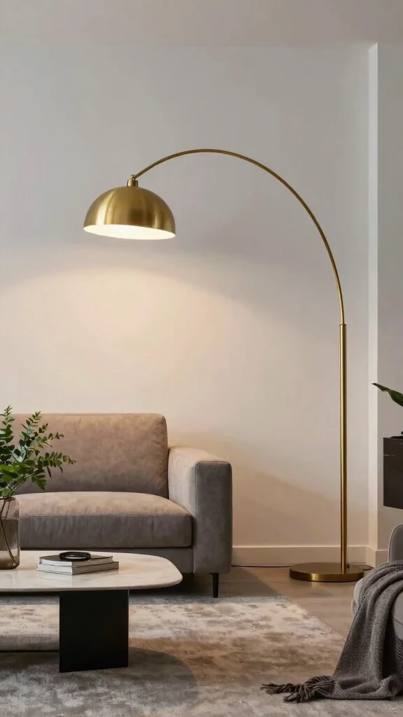 11 Floor Lamp Ideas for Living Rooms That Add Warmth and Height - 3. Mid-Century Modern: Timeless Style 1
