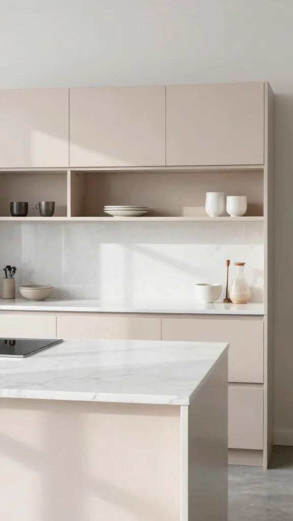 11 Kitchen Granite Countertop Ideas for Timeless, Durable Style - 9. Minimalist White Granite for a Clean Look 1