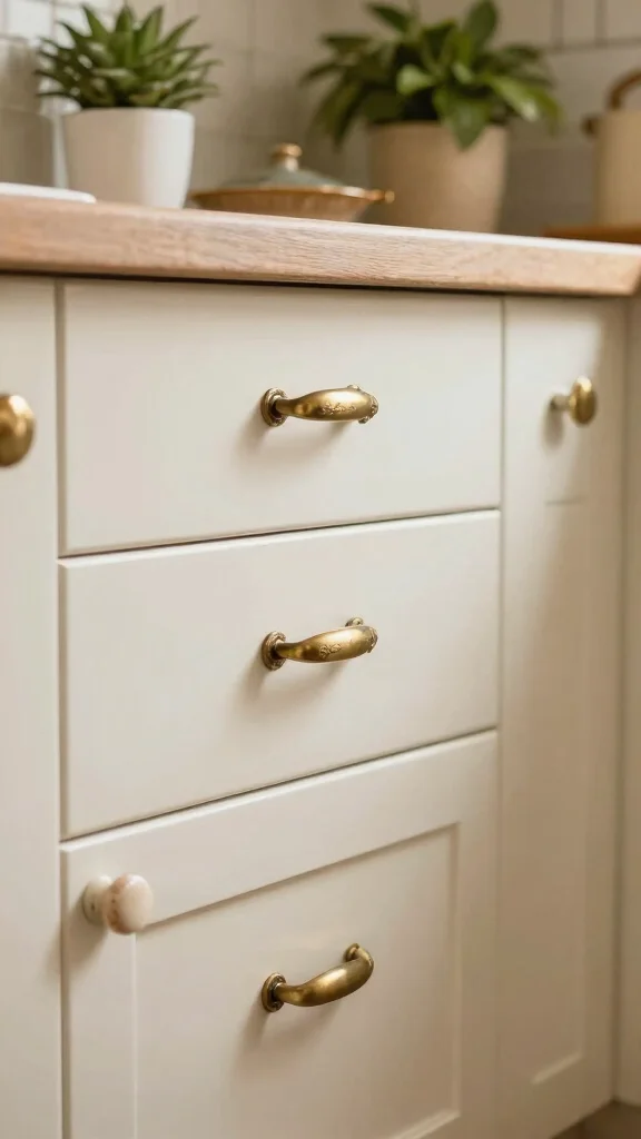 11 Kitchen Handle Ideas That Upgrade Cabinets With One Simple Swap - 10. Vintage Finds 1
