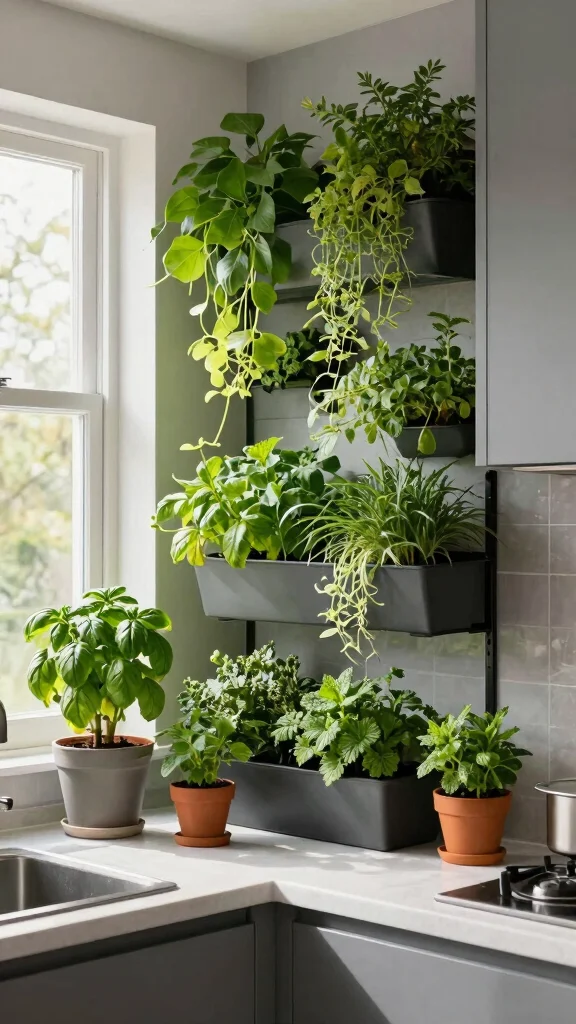11 Kitchen Trends in 2026 Worth Planning Your Next Renovation Around - 6. Integrated Indoor Gardens: Herbs and Beyond 1