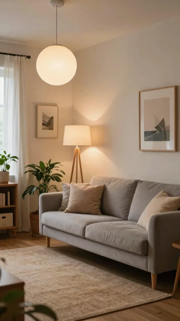 11 Living Room Ceiling Lighting Ideas That Replace Boring Overheads - 5. Soft, Diffused Lighting 1