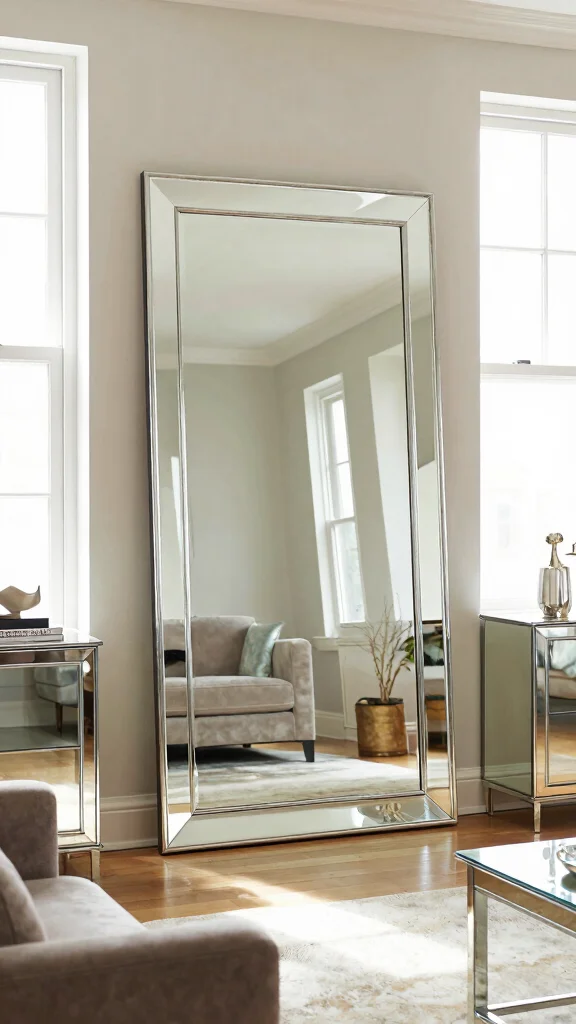 11 Living Room Furniture Layout Ideas for Better Flow and Function - 10. The Power of Mirrors 1