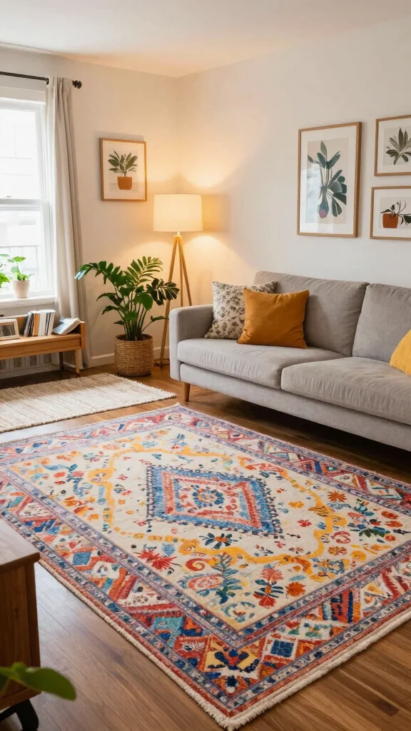 11 Living Room Furniture Layout Ideas for Better Flow and Function - 4. Zone with Rugs 1