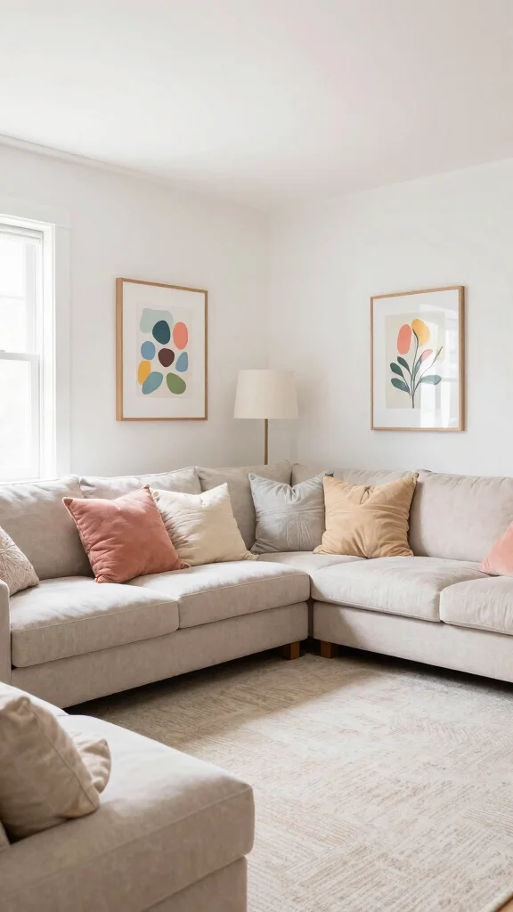 11 Living Room Furniture Layout Ideas for Better Flow and Function - 7. Light and Airy Colors 1
