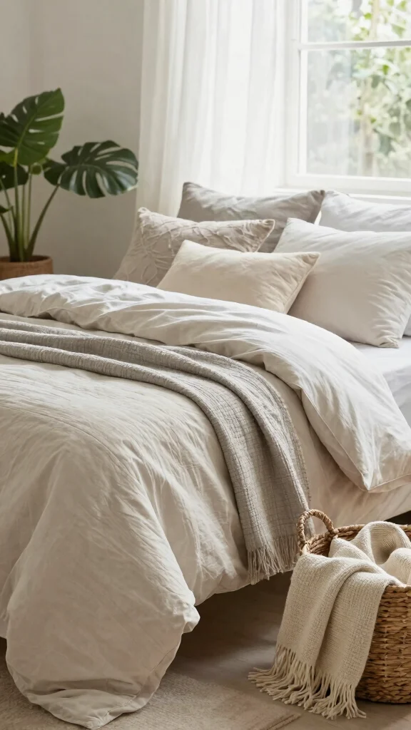 11 Luxury Bedroom Interior Design Ideas Worth the Investment - 1. Eco-Friendly Fabrics for Bedding 1