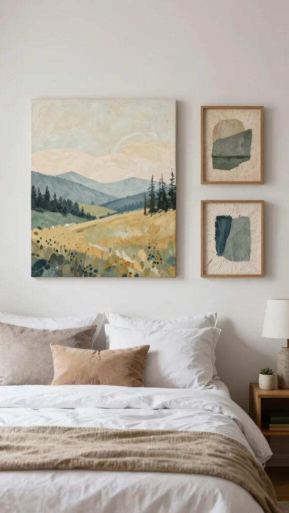 11 Luxury Bedroom Interior Design Ideas Worth the Investment - 6. Statement Wall Art with a Conscience 1