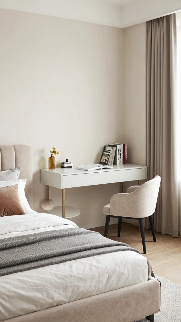 11 Luxury Bedroom Interior Design Ideas Worth the Investment - 8. Multipurpose Spaces with Style 1