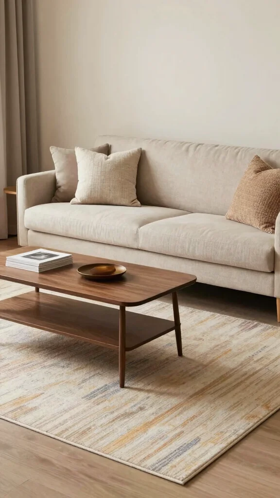 11 Tips for Choosing the Right Rug Size for a Living Room - 2. Consider Furniture Placement 1