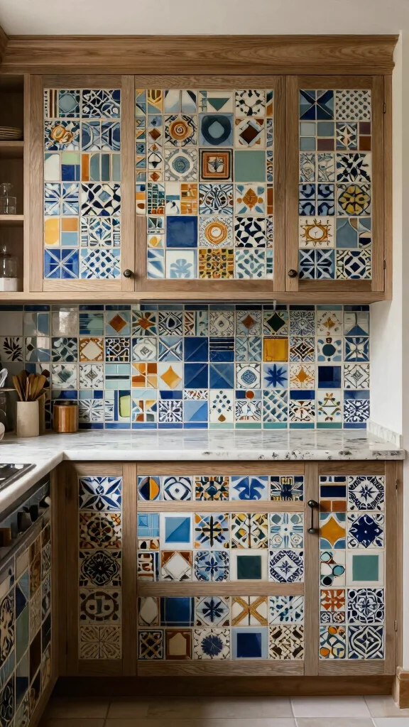11 Zellige Tile Kitchen Ideas for a Textured, Handcrafted Look - 11. Custom Zellige Tile Designs 1