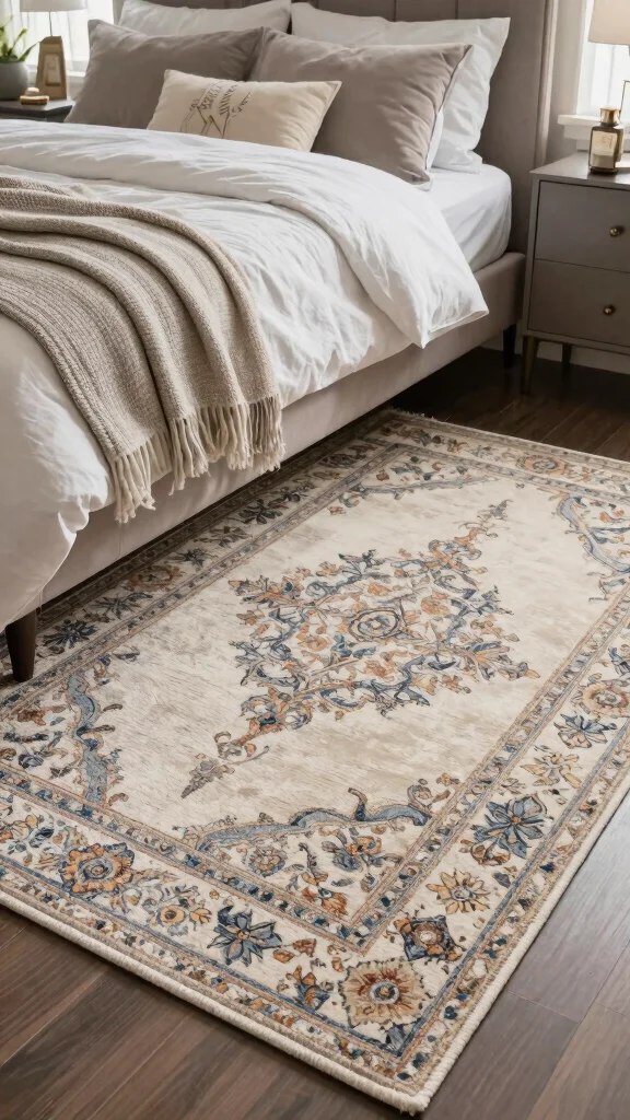 12 Bedroom Carpet Ideas for Comfort, Color, and Style - 11. Custom-Made Rugs 1