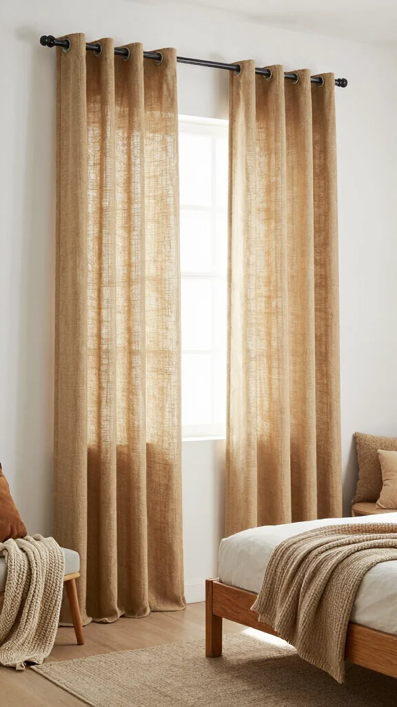 12 Bedroom Curtain Ideas That Make Every Window Look Beautiful - 5. Jute Jewels 1