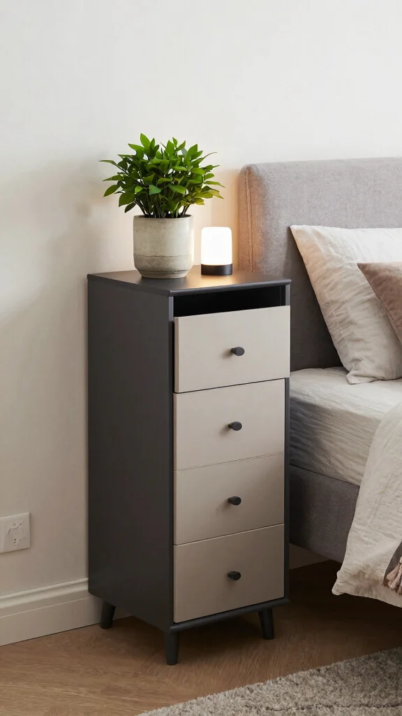 12 Bedroom Dresser Concepts That Add Storage Without the Bulk - 7. Compact Dressers with Smart Solutions 1