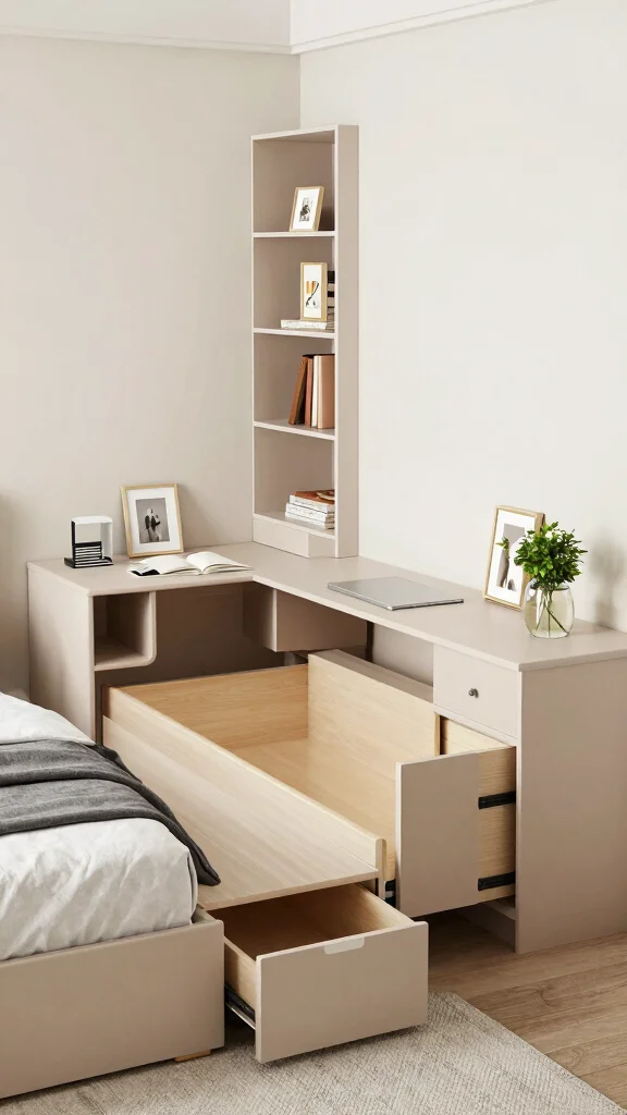 12 Bedroom Furniture Sets That Make Decorating So Much Easier - 7. Space-Saving Solutions 1
