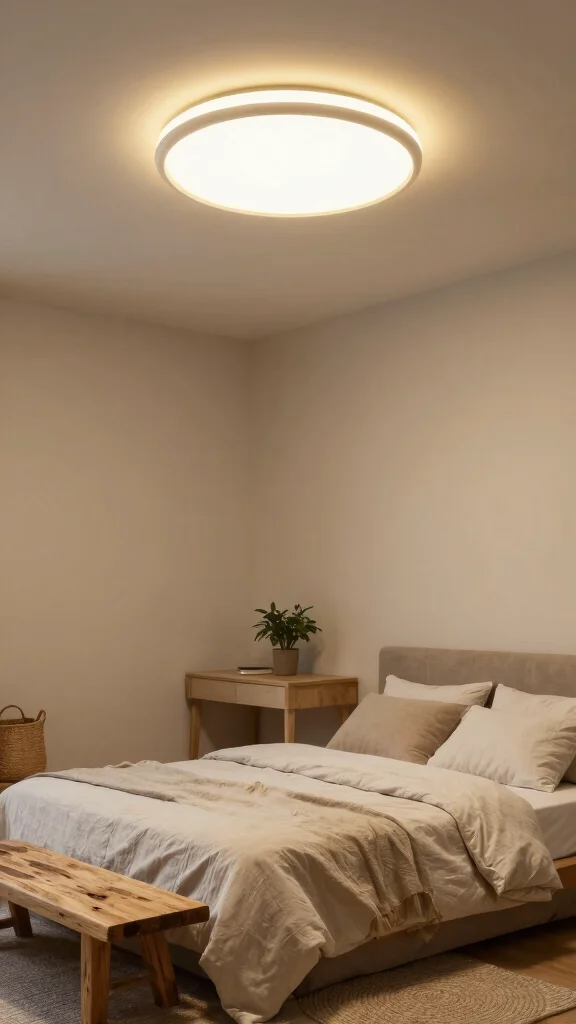 12 Bedroom Light Fixture Ideas for Every Style and Ceiling Height - 4. Eco-Friendly LED Lights for Sustainability 1