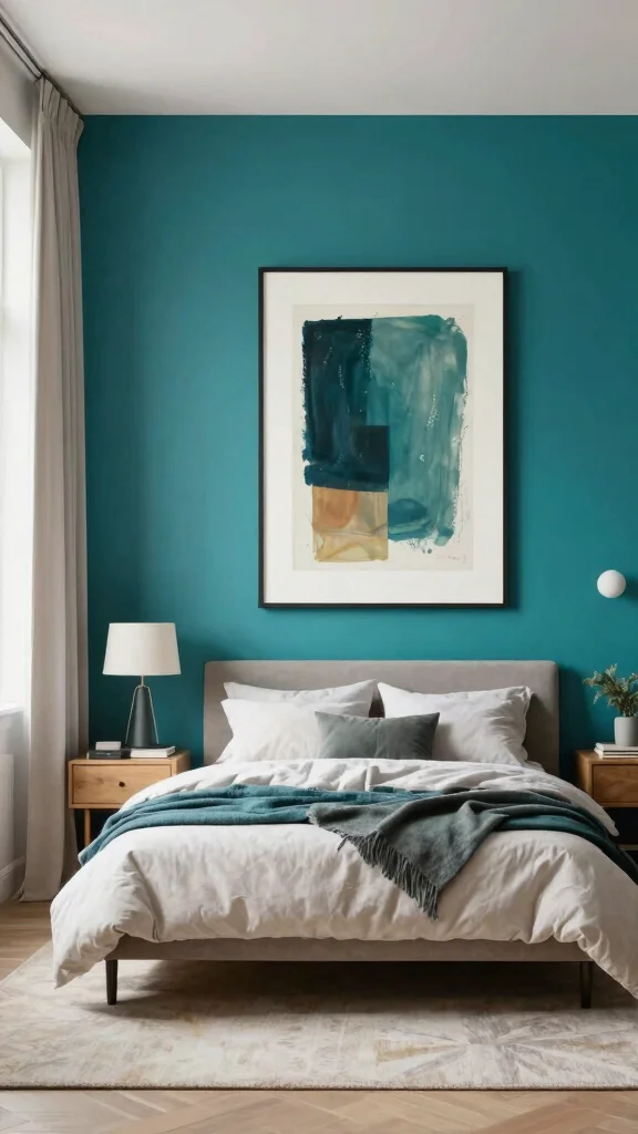 12 Bedroom Makeover Ideas on a Budget That Look High-End - 1. Create a Feature Wall with Paint or Wallpaper 1