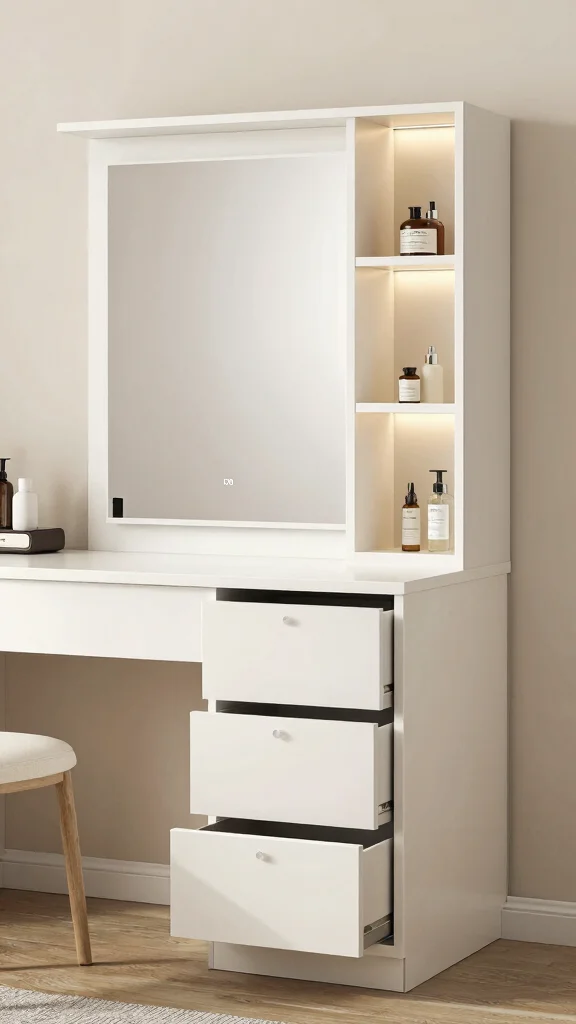 12 Bedroom Vanity Ideas That Work for Small and Large Rooms - 11. Customized Vanity Solutions 1