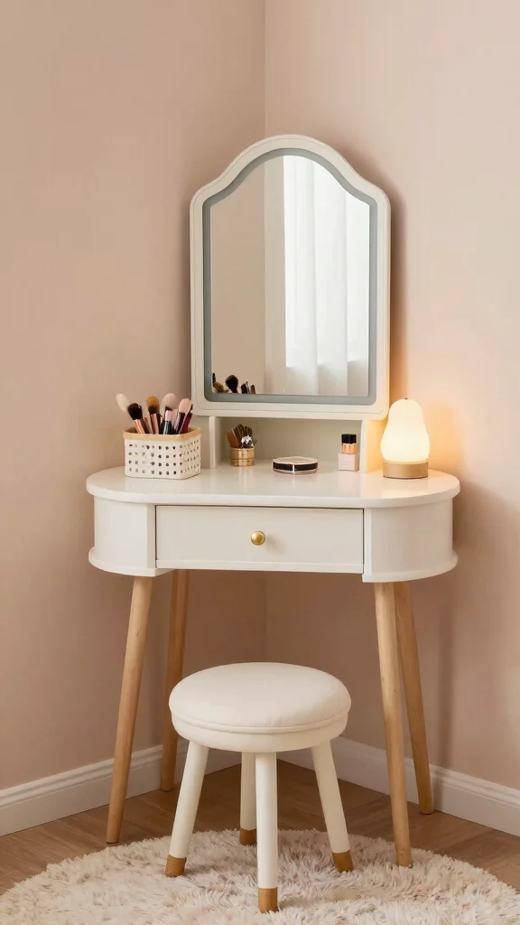 12 Bedroom Vanity Ideas That Work for Small and Large Rooms - 5. Cozy Corner Vanities 1
