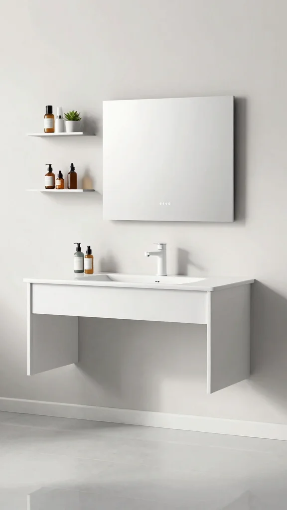 12 Bedroom Vanity Ideas That Work for Small and Large Rooms - 6. Floating Vanity Designs 1