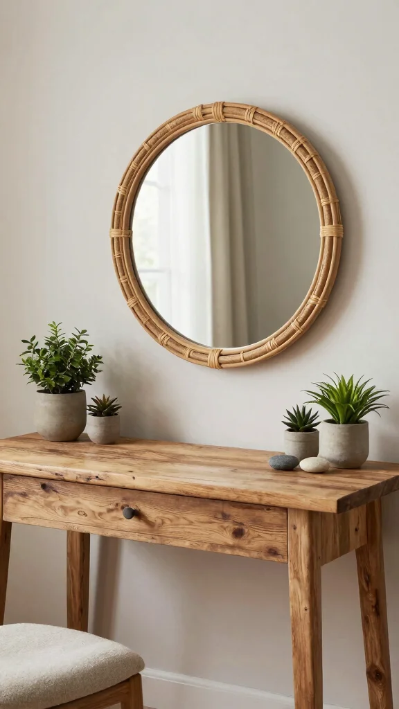 12 Bedroom Vanity Ideas That Work for Small and Large Rooms - 8. Nature-Inspired Vanities 1