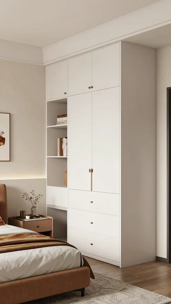 12 Bedroom Wardrobe Design Ideas That Maximize Storage and Style - 5. Custom Built-In Wardrobe 1