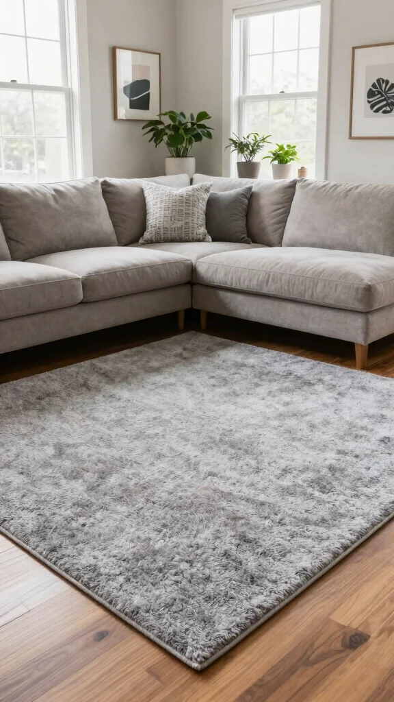 12 Best Living Room Rug Ideas for Hardwood Floors - 4. Eco-Friendly Wool Rugs: Luxurious and Durable 1