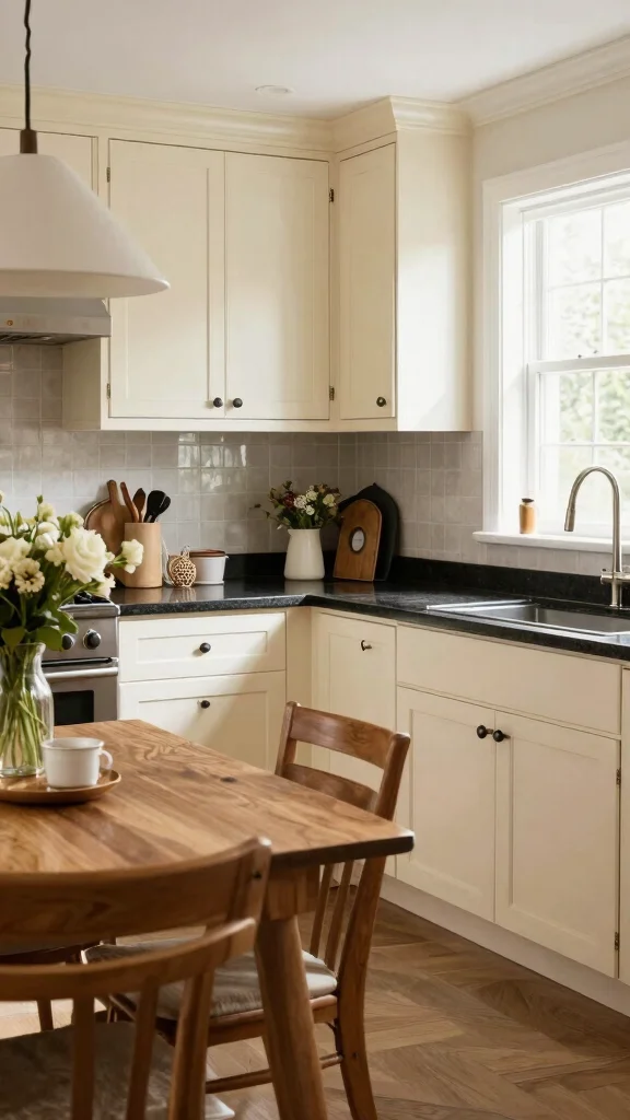 12 Kitchen Cabinet Color Ideas That Are Bold, Warm, or Timeless - 12. Classic Cream 1