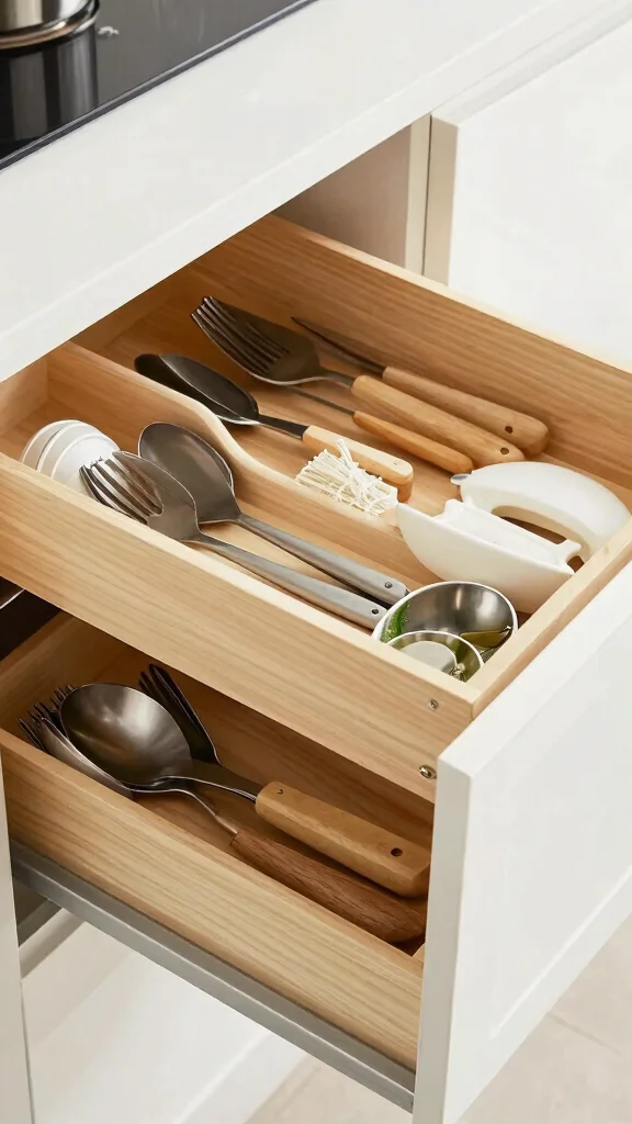 12 Kitchen Drawer Organization Ideas That Save Space and Time - 5. Adjustable Drawer Organizers 1