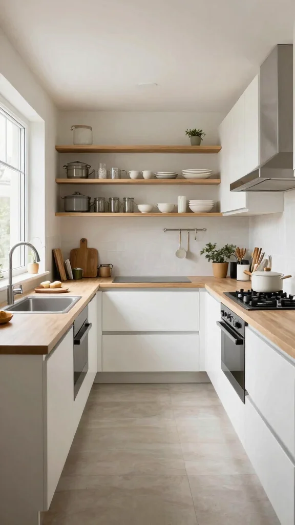 12 Kitchen Ideas Without Upper Cabinets That Feel Open and Modern - 12. Emphasize Workflow and Functionality 1