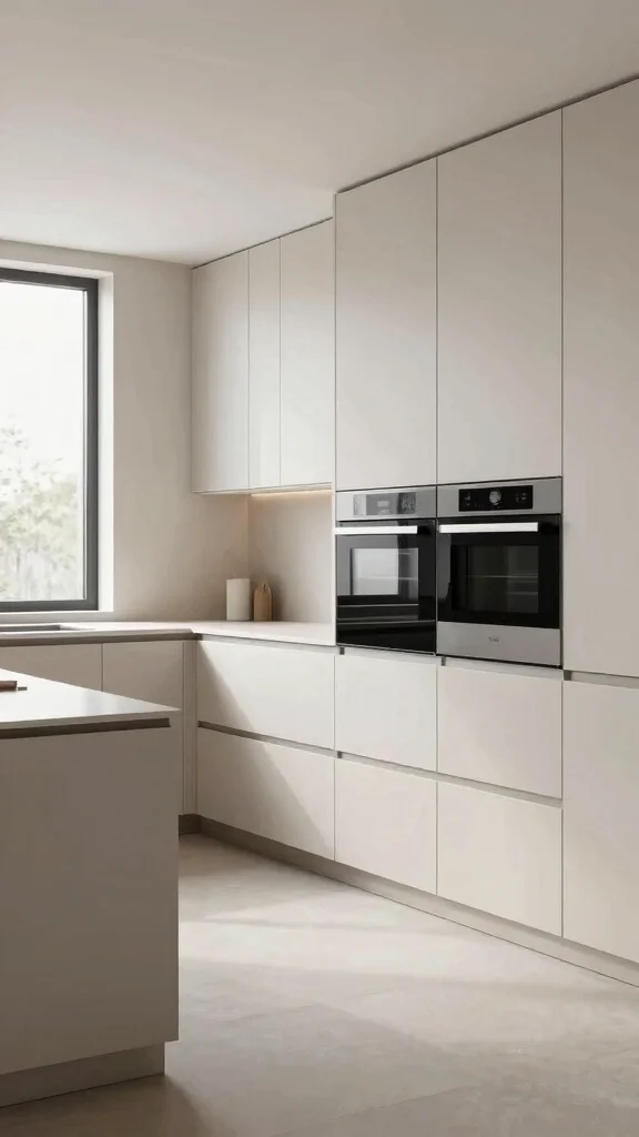 12 Kitchen Ideas Without Upper Cabinets That Feel Open and Modern - 9. Use Built-in Appliances 1