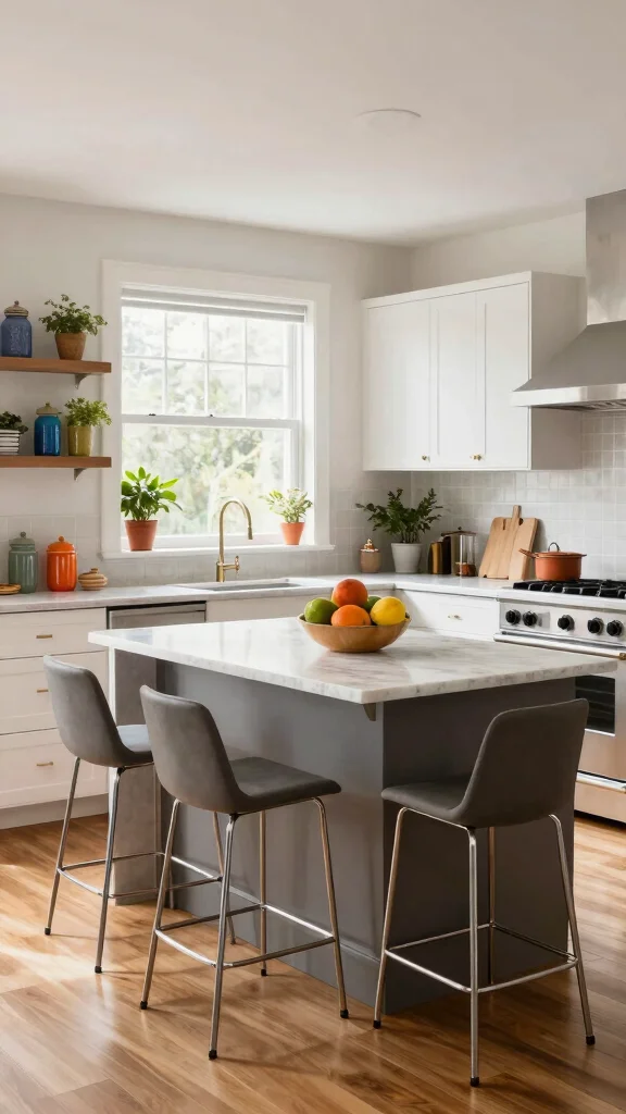 12 Kitchen Layout Ideas With an Island for Better Flow and Function - 1. U-Shaped Kitchen Layout with Island 1